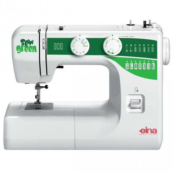 Elna 1000 Sew Green mechanische Nähmaschine