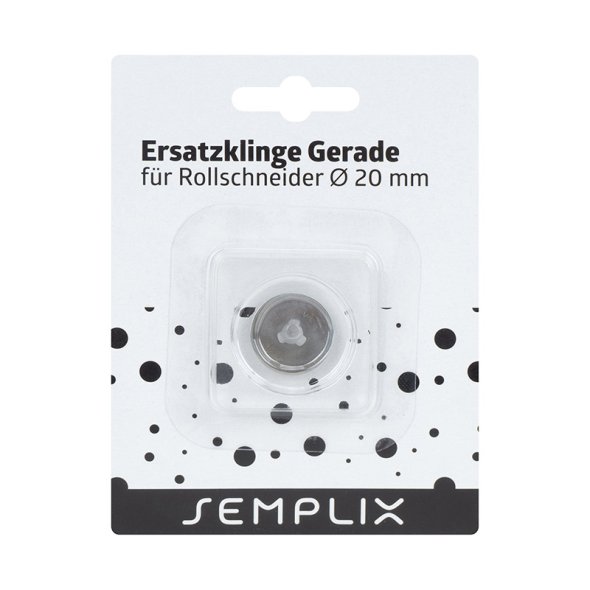 Semplix Ersatzklinge für Rollschneider Super Mini gerade (20 mm/ 1 St.)