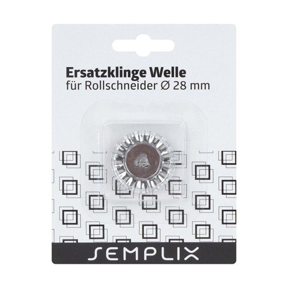 Semplix Ersatzklinge für Rollschneider Mini Wellen (28 mm/ 1 St.)