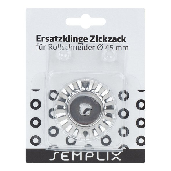 Semplix Ersatzklinge für Rollschneider Maxi Zacken (45 mm/ 1 St.)