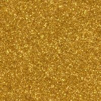 PlottiX GlitterFlex-Folie (30 x 30 cm/ einzeln/ 10 Farben) Vintage Gold