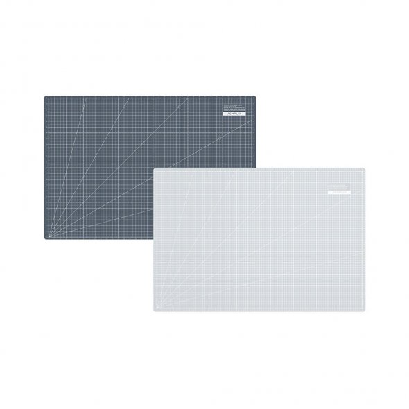 Semplix Schneidematte hellgrau-grau (90 x 60 cm/ 35 x 24 inch) A1