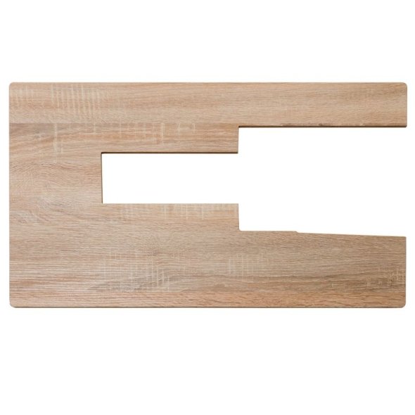 Holz MDF Freiarmeinlage Simply 6 19.66 (74,8 x 39,9 cm / 8 mm Stärke)
