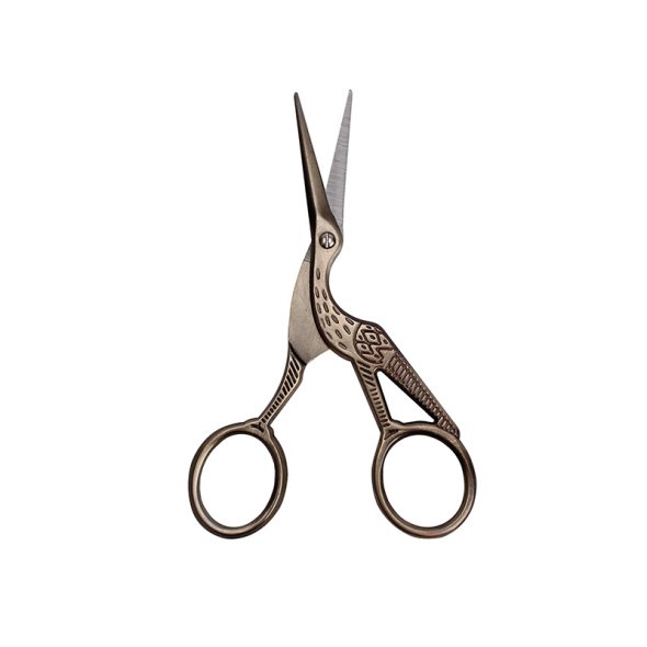 Storchenschere - Messing Antik (11 cm)