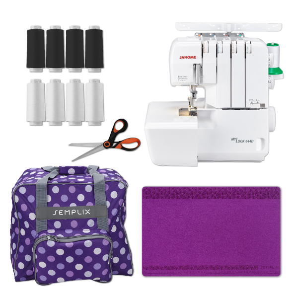 Janome MyLock 644D 4 Faden Overlock + Bundle