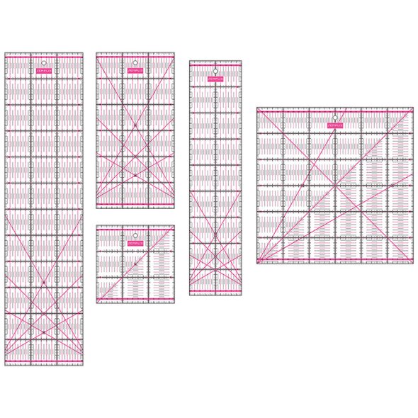 Semplix Patchwork Lineal Set cm pink