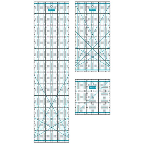 Semplix Patchwork Lineal Set kleines Bundle cm türkis