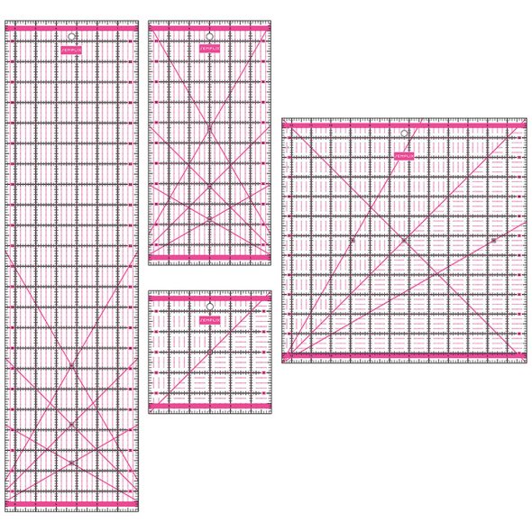 Semplix Patchwork Lineal Set Inch pink