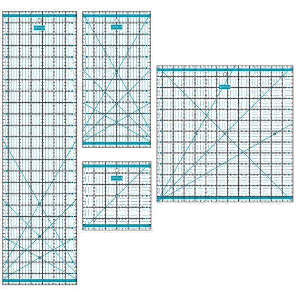 Semplix Patchwork Lineal Set Inch türkis
