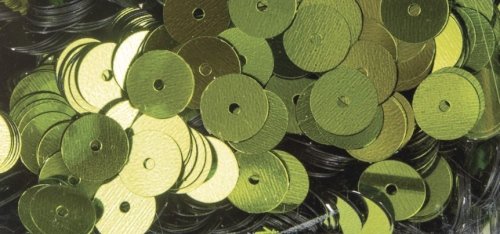 Rayher Pailletten glatt (Ø 6 mm/ 4000 St./ versch. Farben) 14 - olive