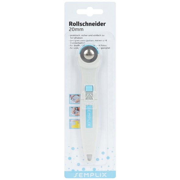 Semplix Rollschneider Super Mini (20 mm/ blau)