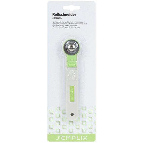 Semplix Rollschneider Mini (28 mm/ grün)