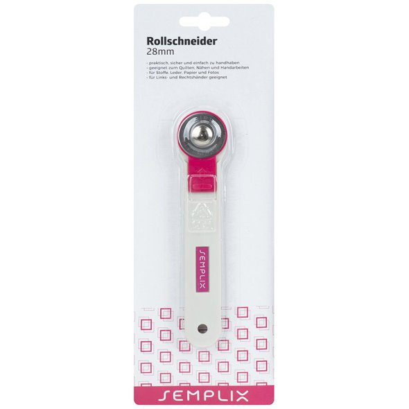 Semplix Rollschneider Mini (28 mm/ pink)