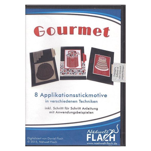Nähwelt Flach Stickmuster USB Gourmet