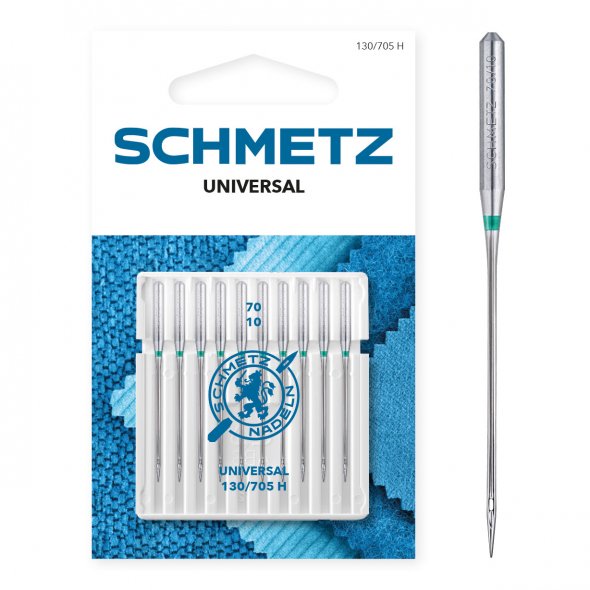 Schmetz Universalnadel Stärke 70/ System 130/705 H/ 10 Nadeln
