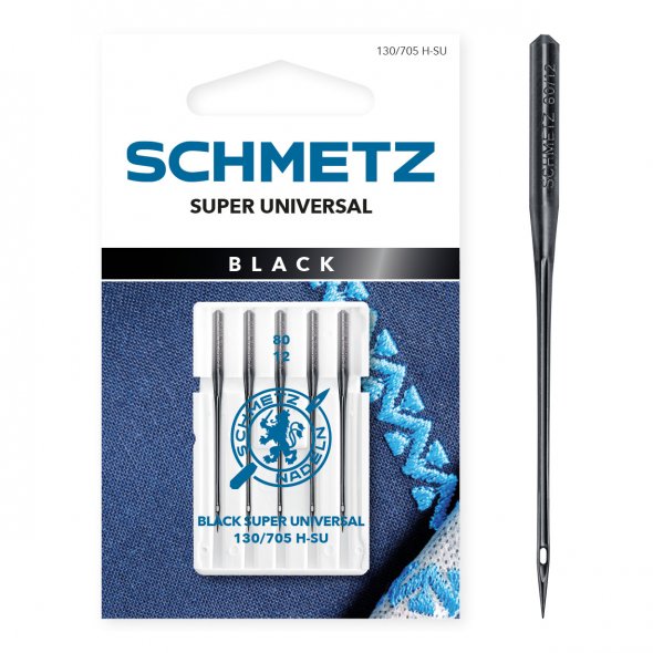 Schmetz Super Universalnadel Stärke 80/ System 130/705 H-SU/5 Nadeln (Anti-Kleber)