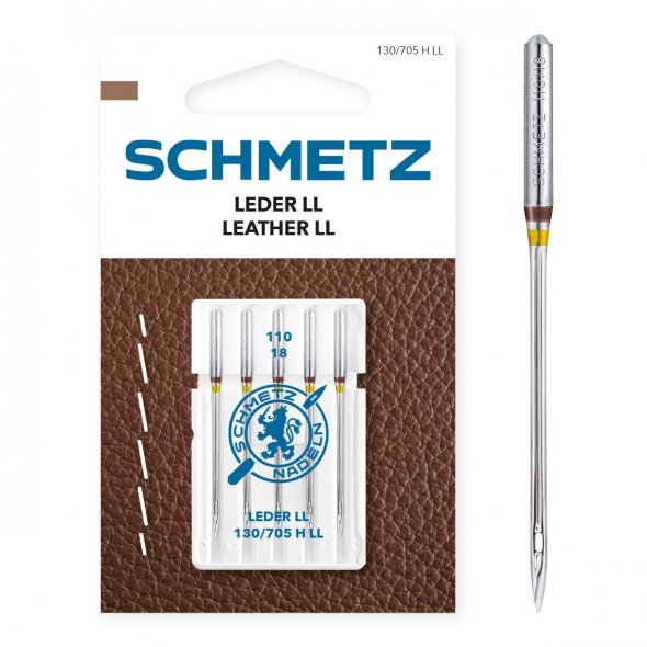 Schmetz Ledernadeln Stärke 110/ System 130/705 H LL/ 5 Nadeln