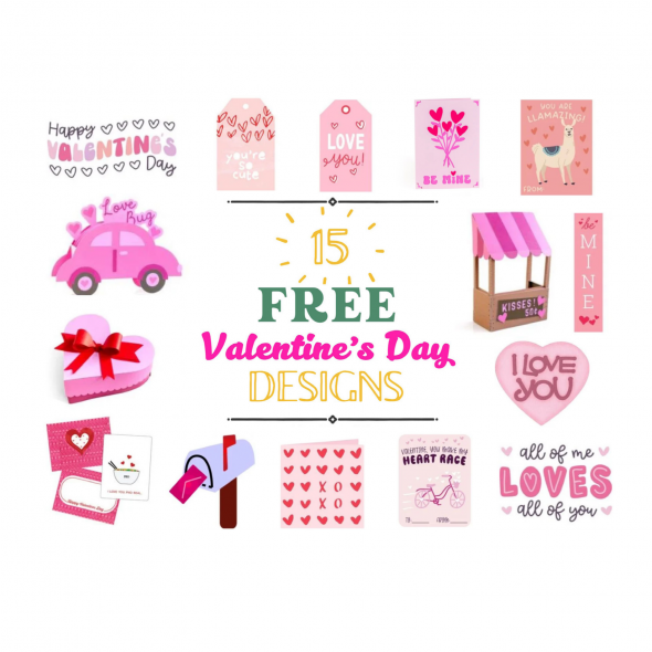 Silhouette - 15 kostenlose Valentinstags-Designs