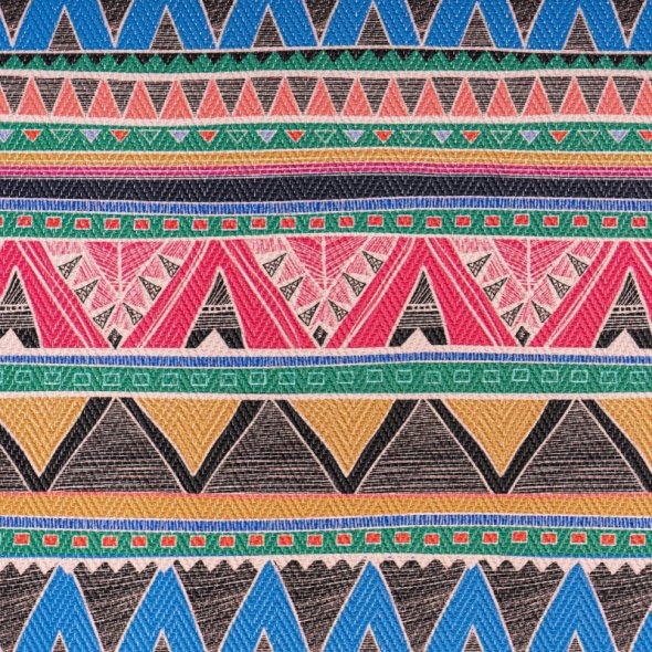 Kunstleder bedruckt (50 x 70 cm/ verschiedene Designs) 9 - Ethno pink