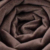 Nickistoff Velvet (100 x 150 cm / verschiedene Farben / 100% Polyester) 5007 - dunkelbraun