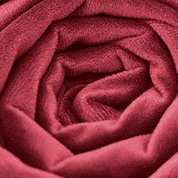 Nickistoff Velvet (100 x 150 cm / verschiedene Farben / 100% Polyester) 5020 - weinrot