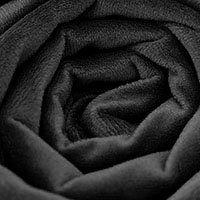 Nickistoff Velvet (100 x 150 cm / verschiedene Farben / 100% Polyester) 5001 - schwarz