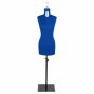 Fabma Schneiderpuppe/Schneiderbüste SMART / mit Sockel (weiblich / Größe 36 - 48 / blau / verstellbar)