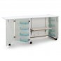 BASE sew folder-Up Nähmöbel mit Klapp-Platte 37.44-L mit elektronischem Lift