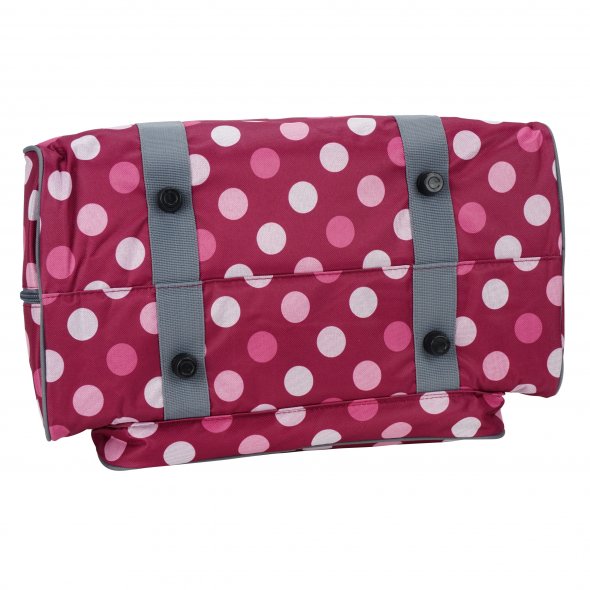 Semplix Nähmaschinentasche Polka Dots (beere/rosa)