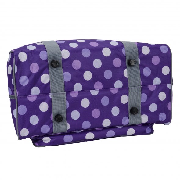 Semplix Nähmaschinentasche Polka Dots (lila/flieder)