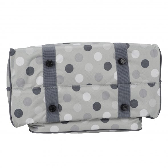 Semplix Nähmaschinentasche Polka Dots (stein/grau)
