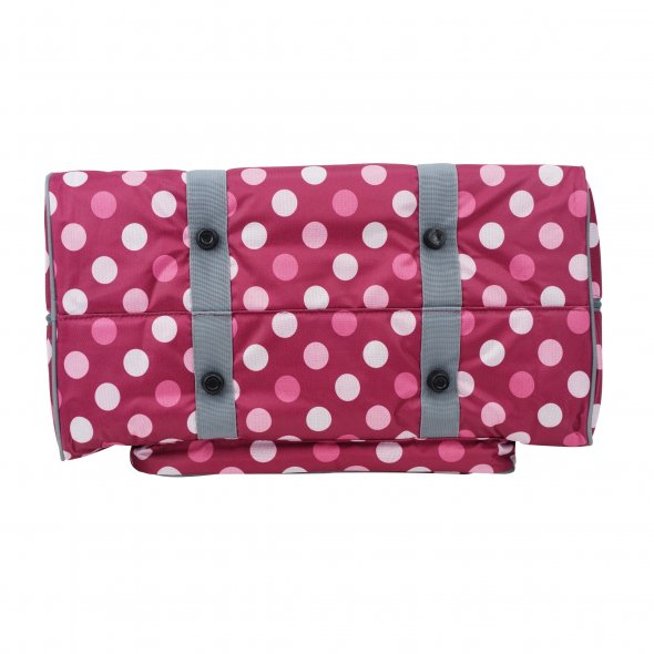 Semplix Nähmaschinentasche XL Polka Dots (beere/rosa)