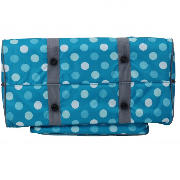 Semplix Nähmaschinentasche XL Polka Dots (petrol/türkis)