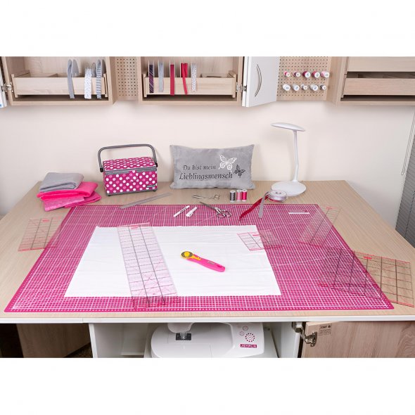 Semplix Schneidematte beere-rosa (120 x 80 cm/ 48 x 32 inch) A0