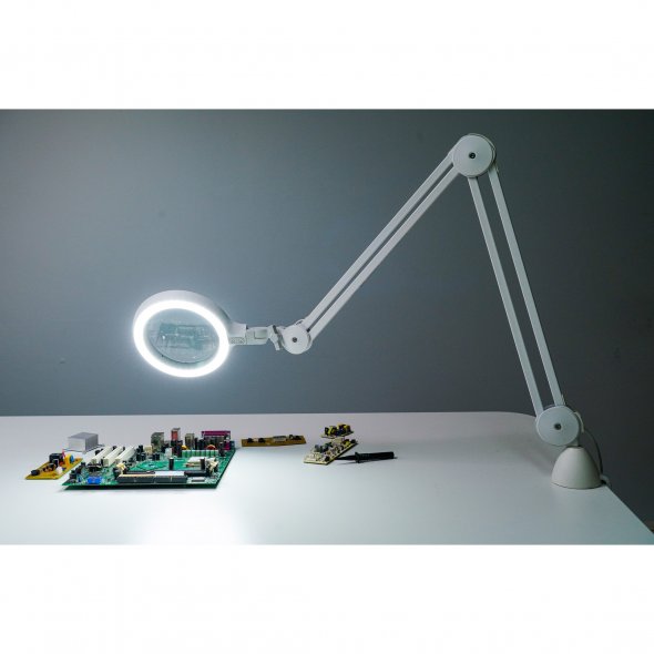 Daylight Omega 5 Lupenleuchte mit 2 Glaslinsen 3D + 5D