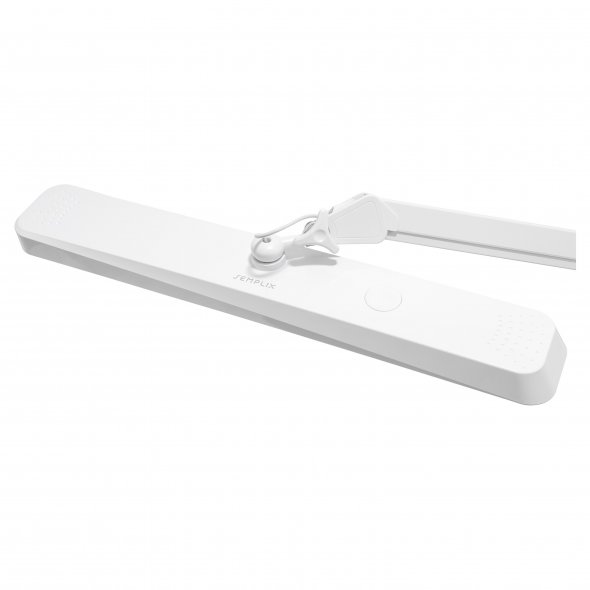 Semplix LED Arbeits-Tischlampe weiß (324 LED/ dimmbar in 5 Stufen/ Tischklemme)
