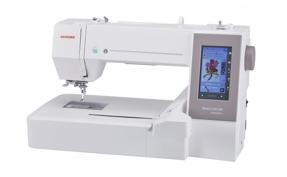 Janome MC 550E LE Stickmaschine inkl. Artistic Dig. Jr. - Designer Exzellenz Kit