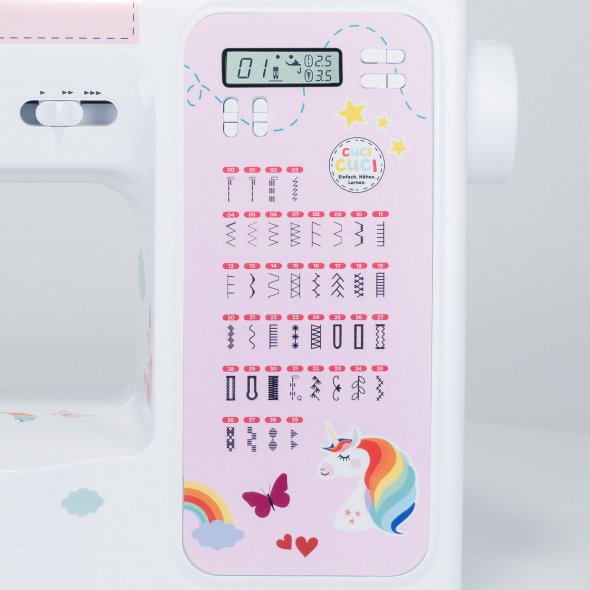 cuci cuci Nähmaschine mit Einhorn Baukastenset
