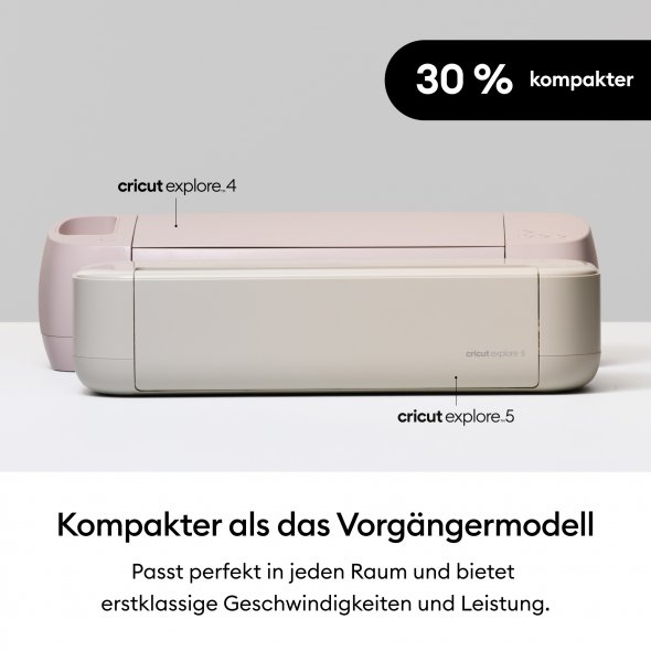 Cricut Explore 5 Schneideplotter (cream) + GRATIS Essential Bundle