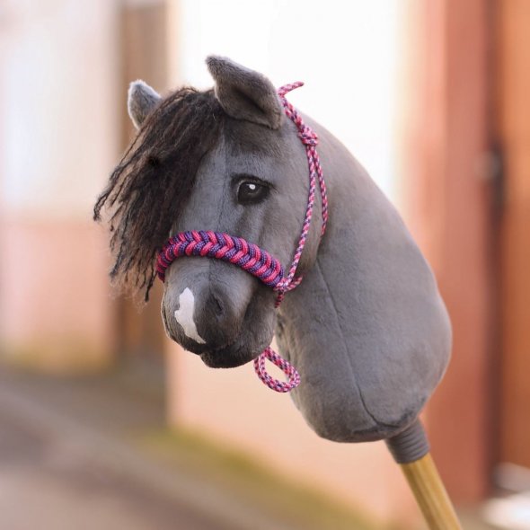 Kullaloo Hobby Horse Halfter Material-Set lila/pink