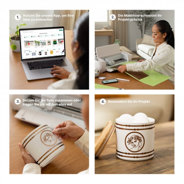 Cricut Explore 4 Schneideplotter + Bundle Versandrückläufer