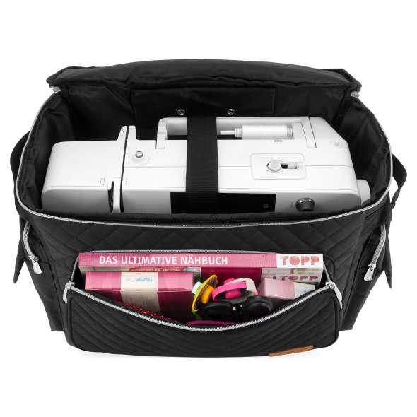 Semplix Nähmaschinentrolley Quilting Black