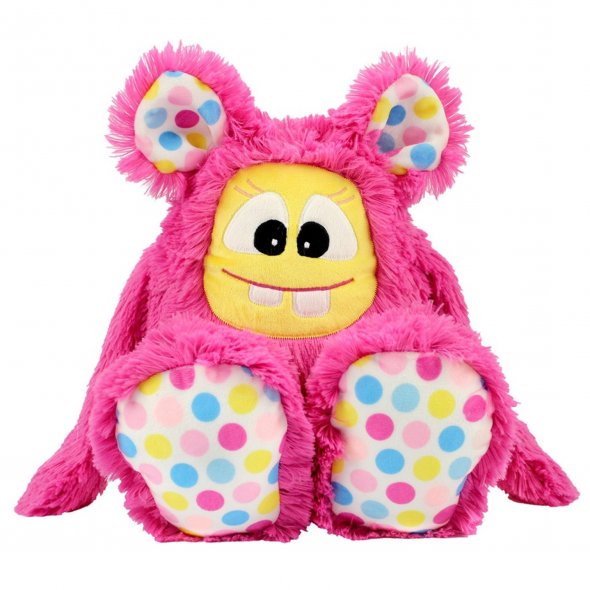 Kullaloo SuperSoft Plüsch SHORTY Prints (hot pink/ blue/ 0,75 m x 1 m)