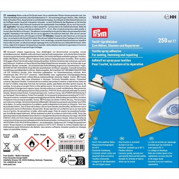Prym Textilsprühkleber (Dose/ 250 ml)