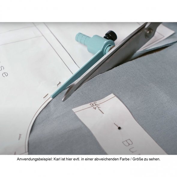 Kleiner Karl - Zuschneidehilfe (versch. Farben/ Aluminium/ pulverbeschichtet)