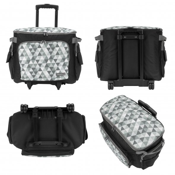 Semplix Nähmaschinentrolley Diamond Crystal (stein/grau)