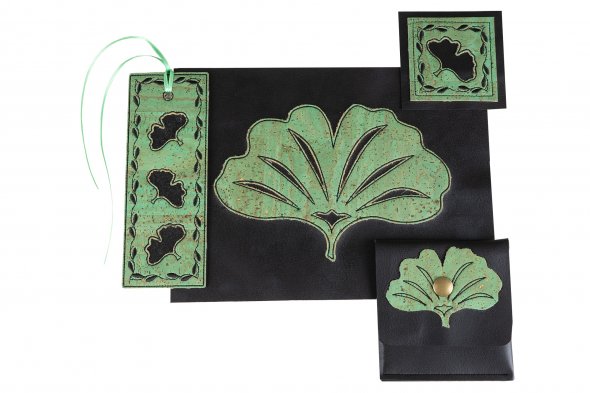 Nähwelt Flach Stickmuster USB CutWork III "Kork - Leder - Filz" (24 Stickmotive)