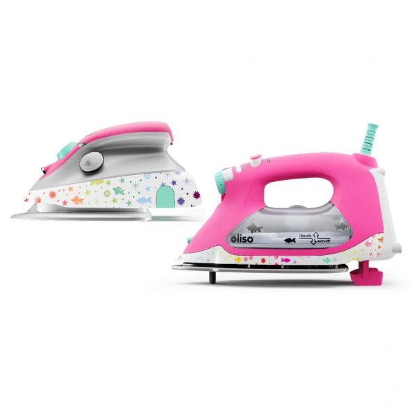 oliso x Tula Pink ProPlus Dampfbügeleisen (pink)