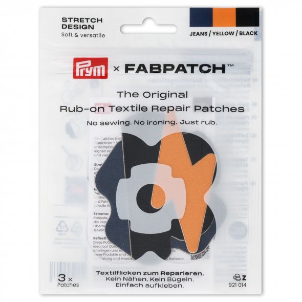 Prym Rub-On Patch STRETCHDESIGN (3 Stück / verschiedene Motive)