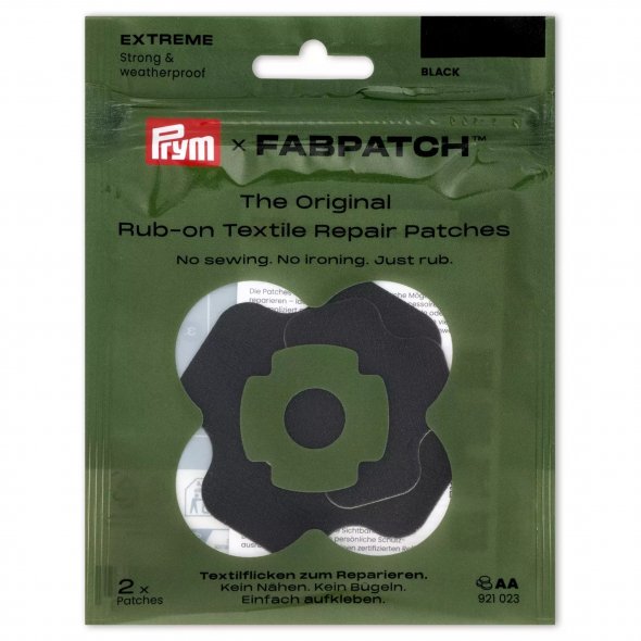 Prym Rub-On Patch EXTREME (2 Stück / schwarz)